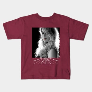 Fabulous Hair (long blond alluring) Kids T-Shirt